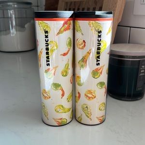 Starbucks Fall Tumbler Set, NWT